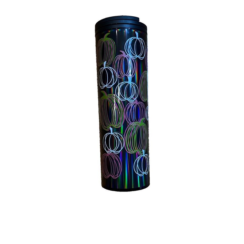 STARBUCKS Halloween‎ 2023 Pumpkins Water Bottle Fall Tumbler GLOW-IN-THE-DARK